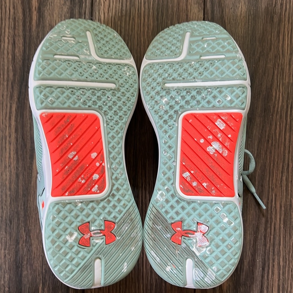 Under Armour Women's Sneakers - Light Blue with Pink Accents - Picture 7 of 7